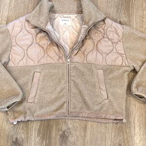 Abercrombie & Fitch Beige and Cream Jacket